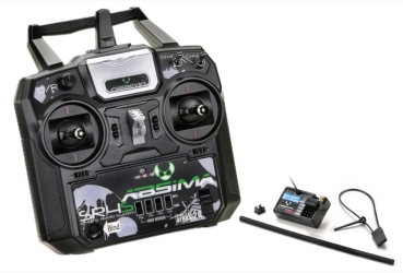 2000022 4-Kanal Stick Fernsteuerung "SR4S" 2.4GHz inkl. Empfänger